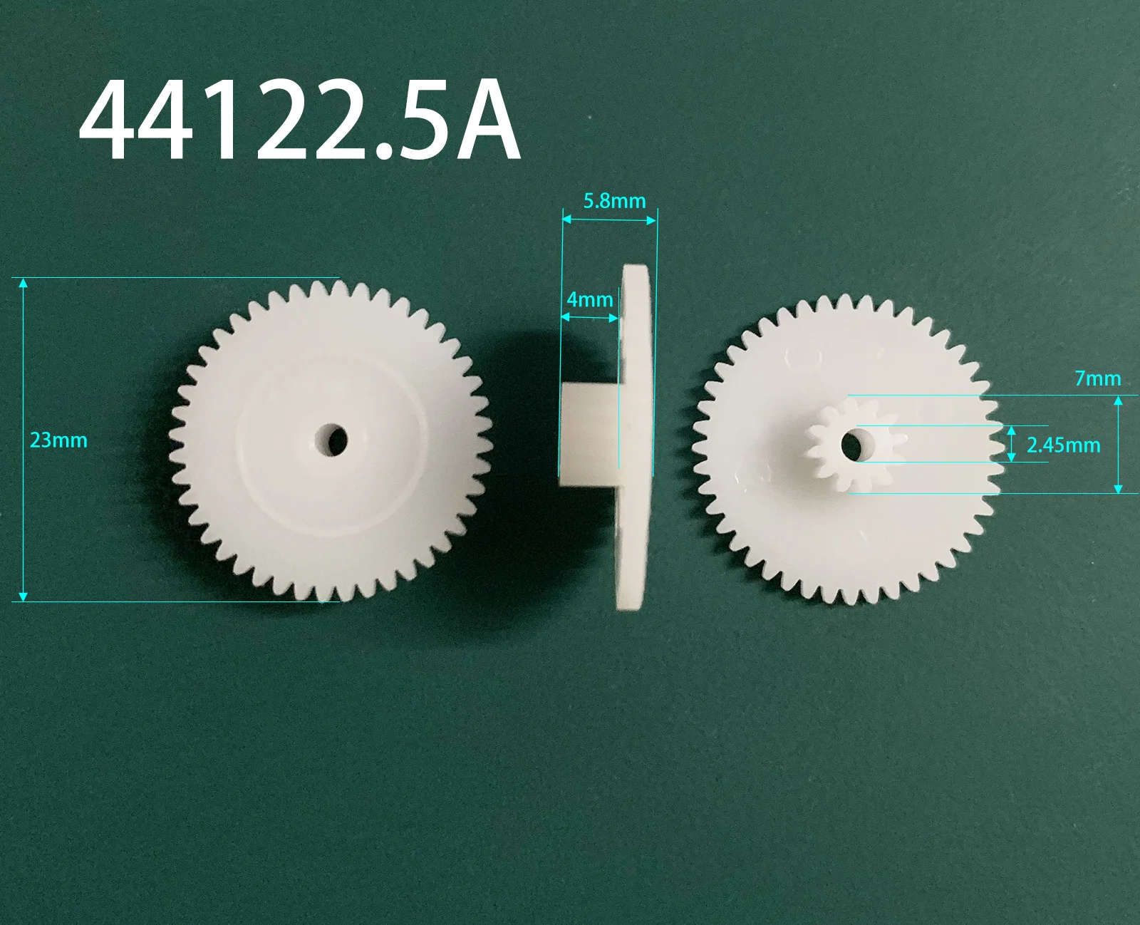 44102A 44102B 44102.5A 44102.5B 44122B 44122.5A 0.5M Шестерня OD=23 мм Двойные пластиковые шестерни в стиле стимпанк с отверстием 10 шт./лот