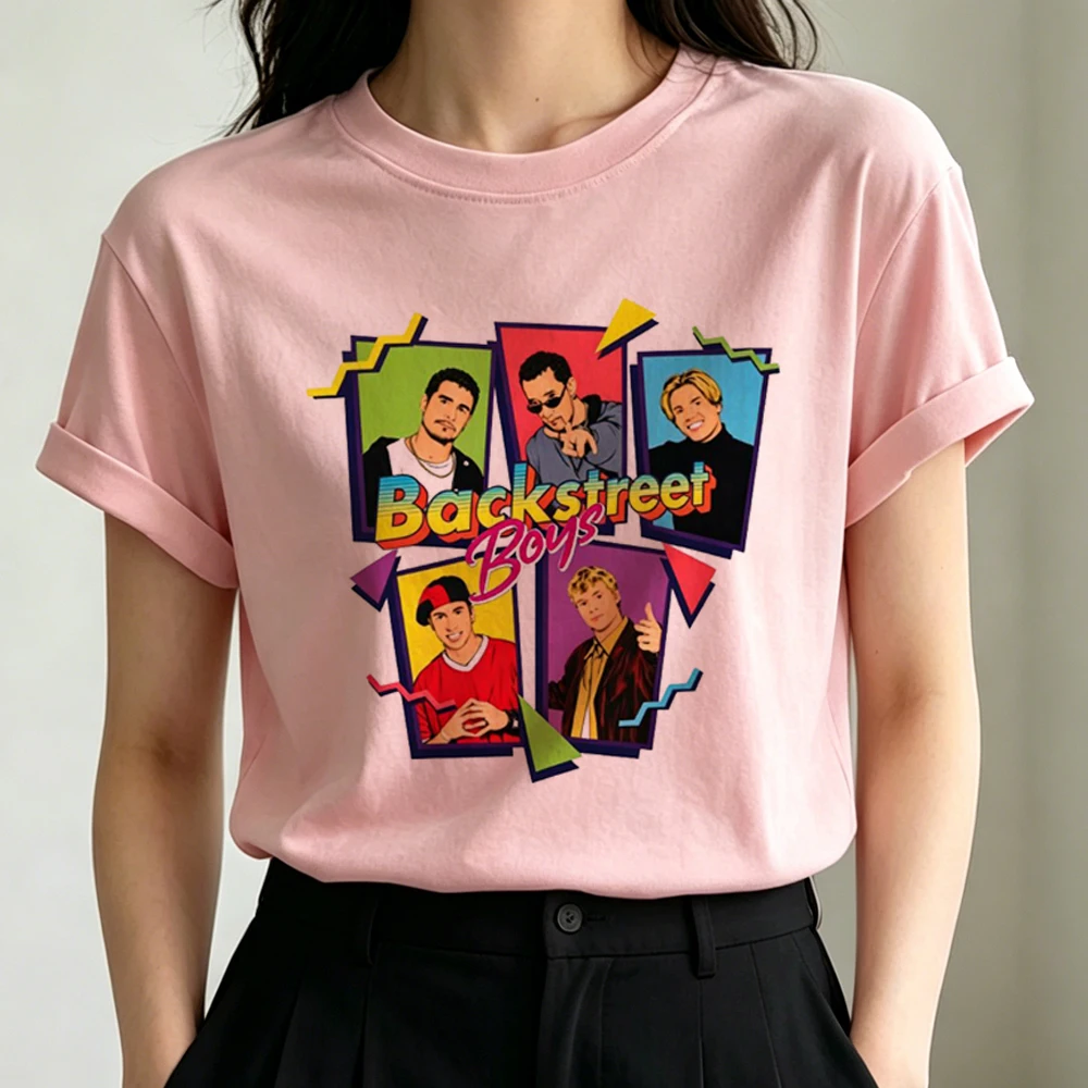 Backstreet Boys t-shirt femme 2000s meme funny t-shirt clearance sales kawaii japan
