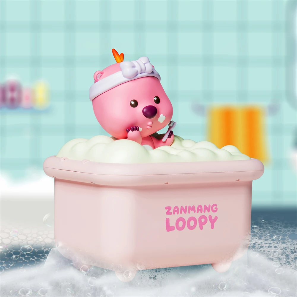 

OFFICIAL ZANMANG LOOPY Bathtub Bucket Kawaii Storage 46oz Tub Exclusive Cinema Collectible Lovely Gifts Desktop Dectoration