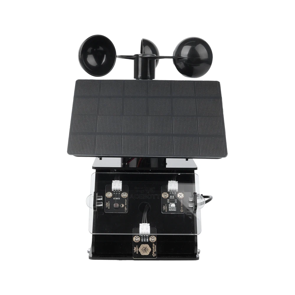 Weather Station Starter Kit Solar Energy Eco Friendly ESP32 IOT APP DIY Programmable School Stem Education for Arduino