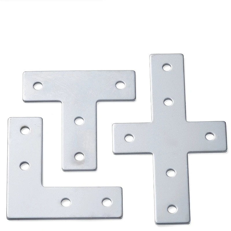 Aluminum Profile 3030  4040  T  /  L  /  Cross Shaped corner joint bracket connector durable Connecting plate Carbon steel