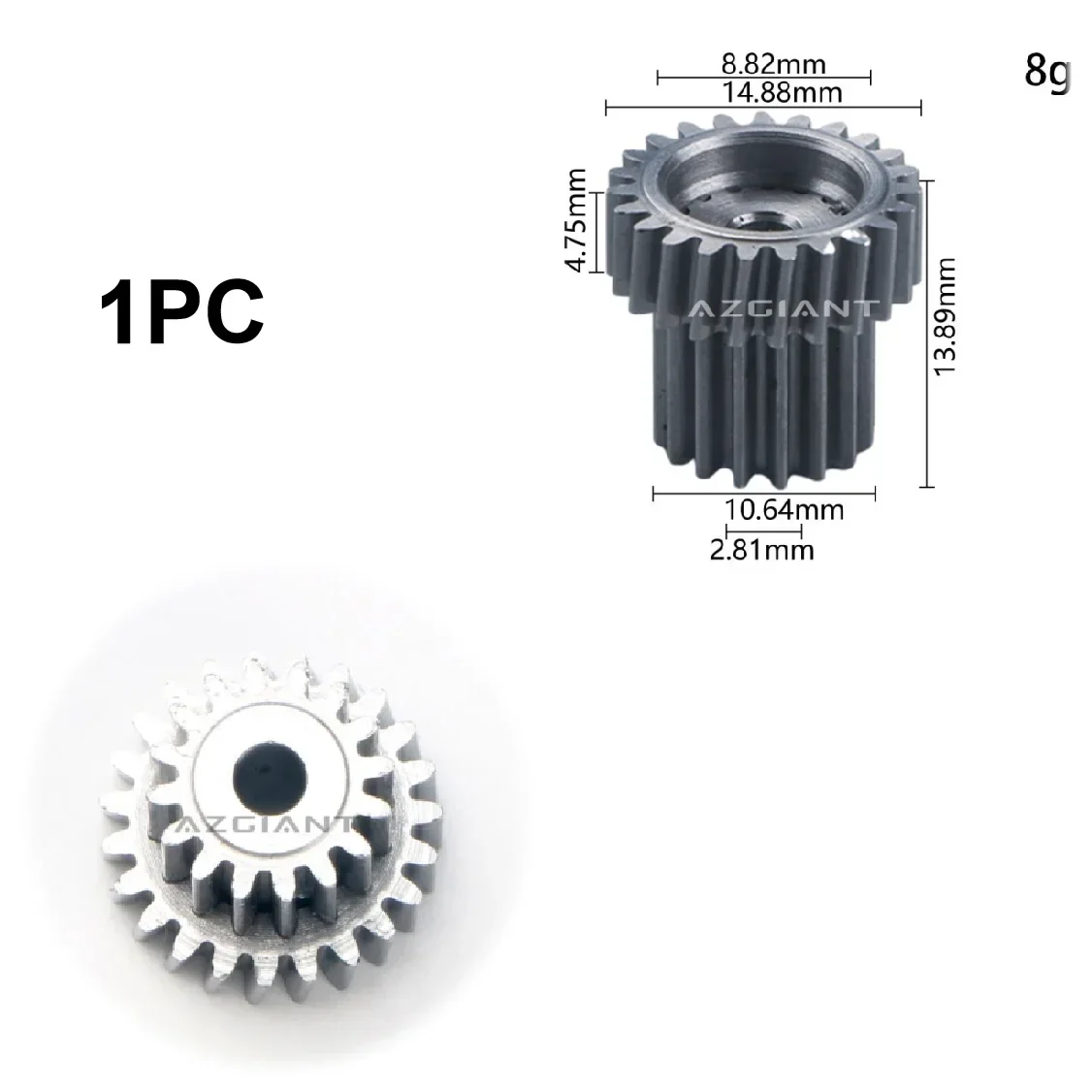 

1PC Car Electronic Mirror Motor Gear for Toyota Estima MK3 Rearview Universal 2000-2014 Drive Passenger Side