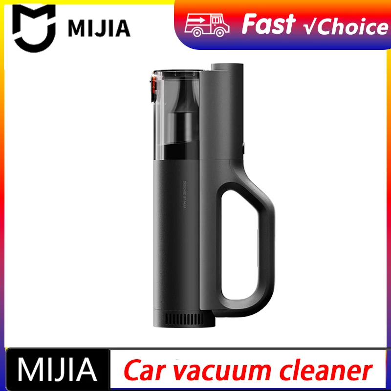 2026 Original MIJIA Car Vacuum Cleaner 21kPa Suction 150mL Dust Cup 2400mAh Battery Washable Filter Element For Car Cleaning CN