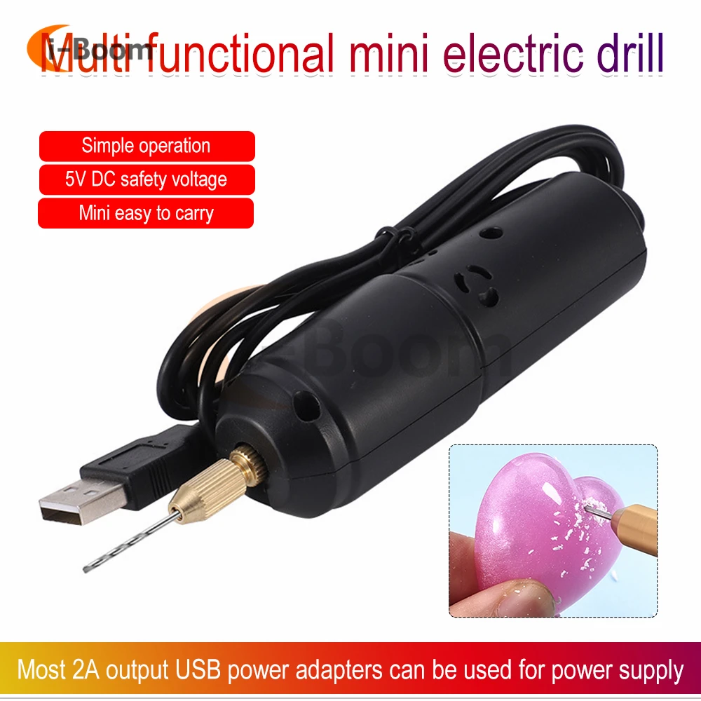 USB Mini Drill Kit Wireless Engraving Polishing Pen Electric Drill For Jewelry Pendant Metal Dremel Tools Dust Drilling Carving