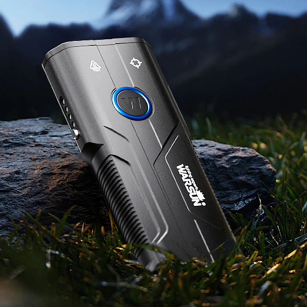 Warsun X608S  Multi-functional Outdoor Ultra Bright Emergency Portable Mini Type-C Rechargeable Torch COB Flashlight