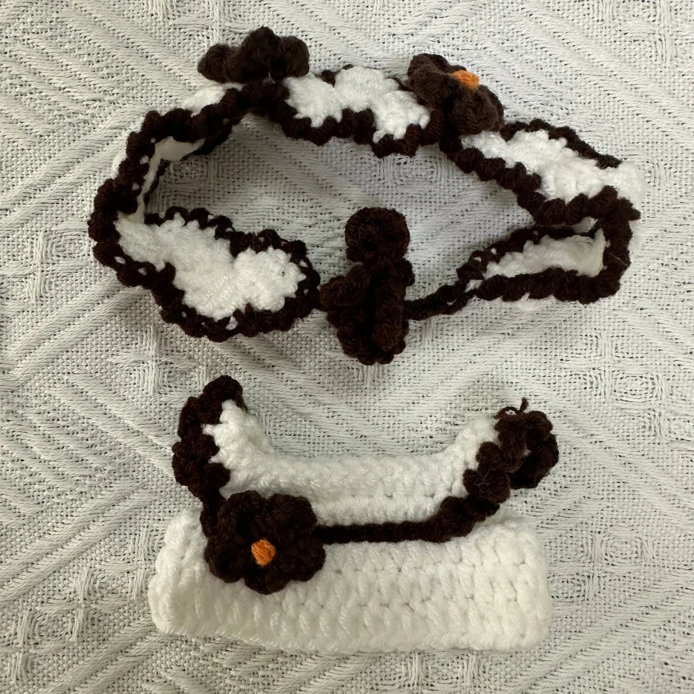 Vêtements de poupée originaux faits à la main, pull tricoté à la main, 17cm-15cm