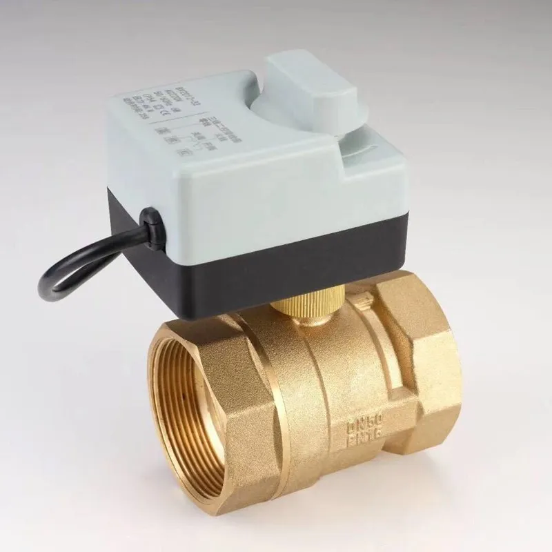 

AC220V DN15 DN20 DN25 brass electric valve 3-way motorized ball valve three wires Electric Actuato with Manual switch