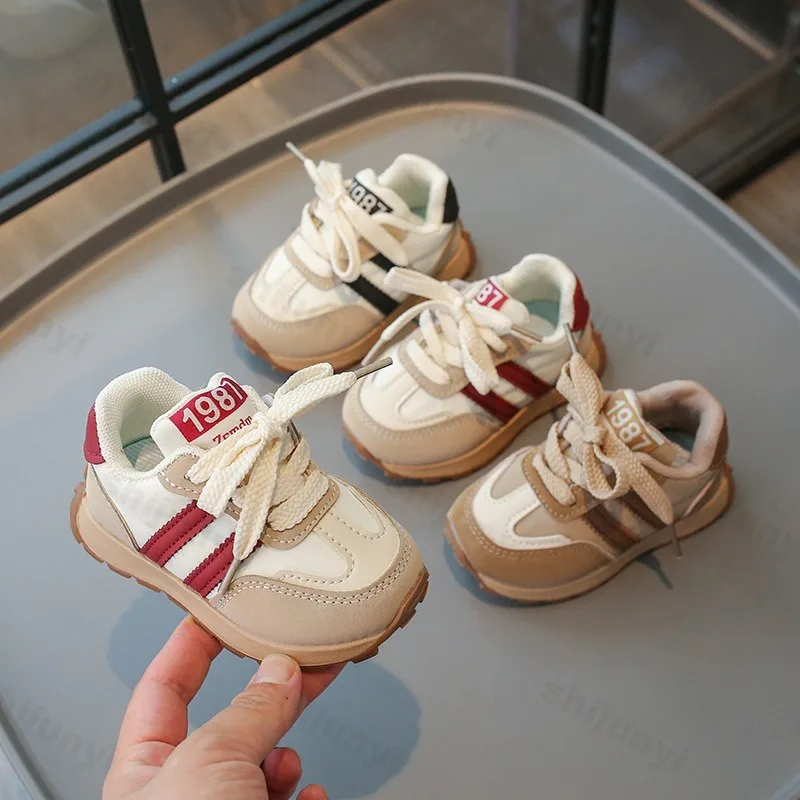 

Children's Toddler Casual Shoes Soft Sole New Fashion Boys Girls Running Shoes Kids Flat Shoes Non-slip Toes Capped Sneakers