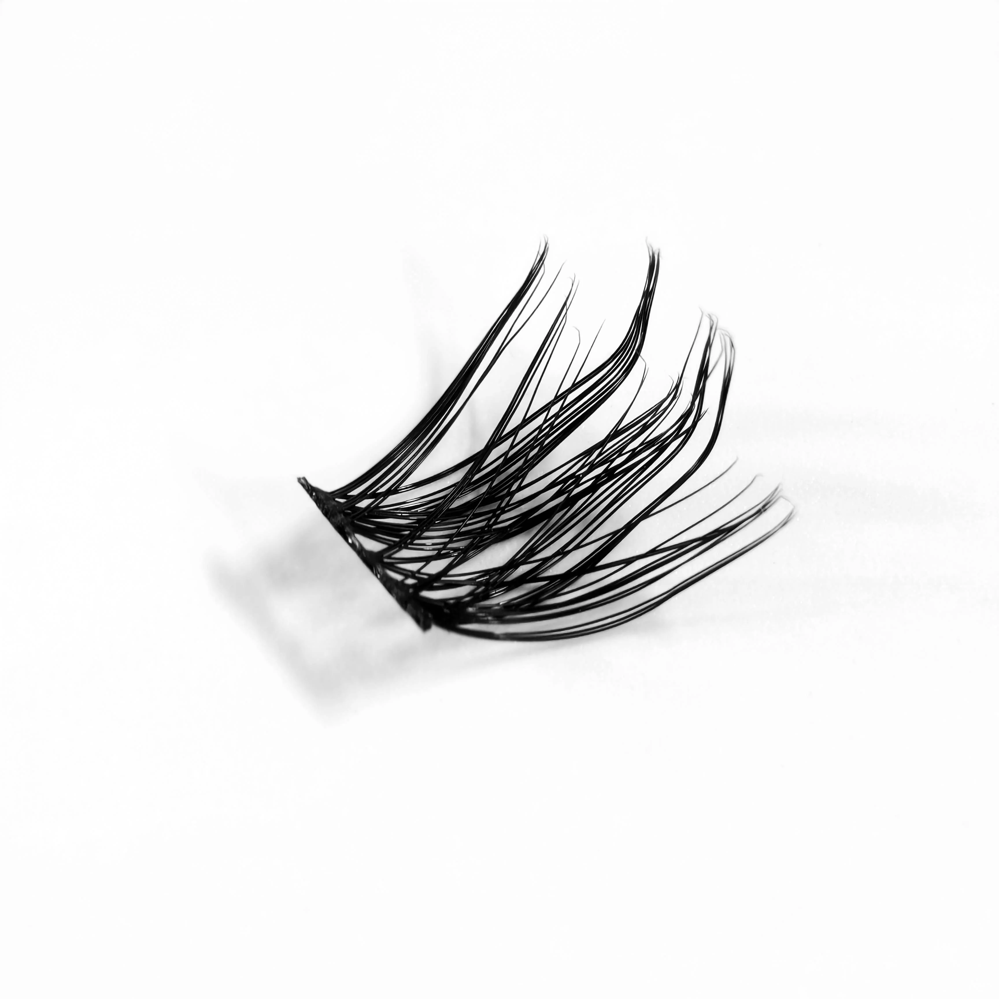 100PCS Cluster Wimpern DIY Einzelne Wimpern Verlängerung 3D Volumen Lash CC Curl Segmentierte Falsche Wimpern Natürliche Flauschige Wimpern – Detail 8