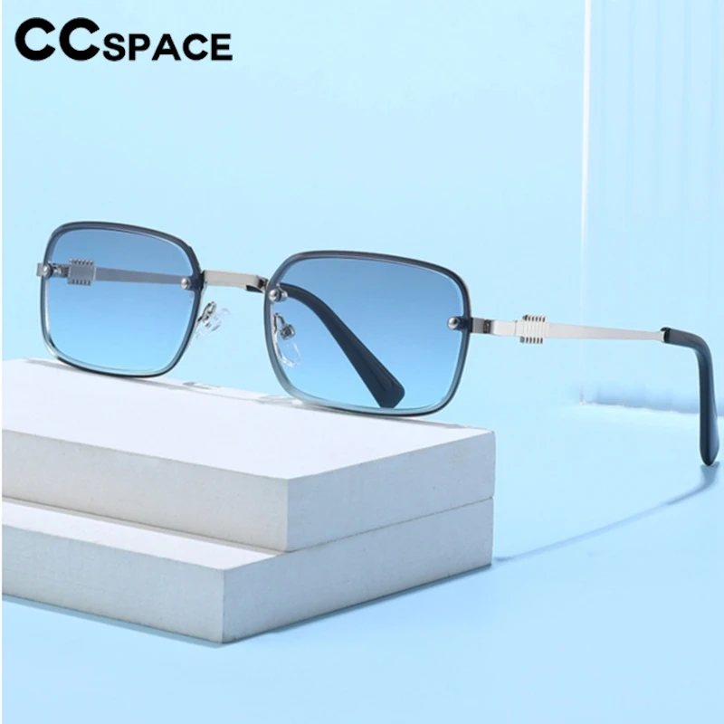 

Metal Frame Rivet Small Square Sunglasses Rectangle Luxury Brand Women Eyewear For Vintage Man Leisure Vacation Sunglasses