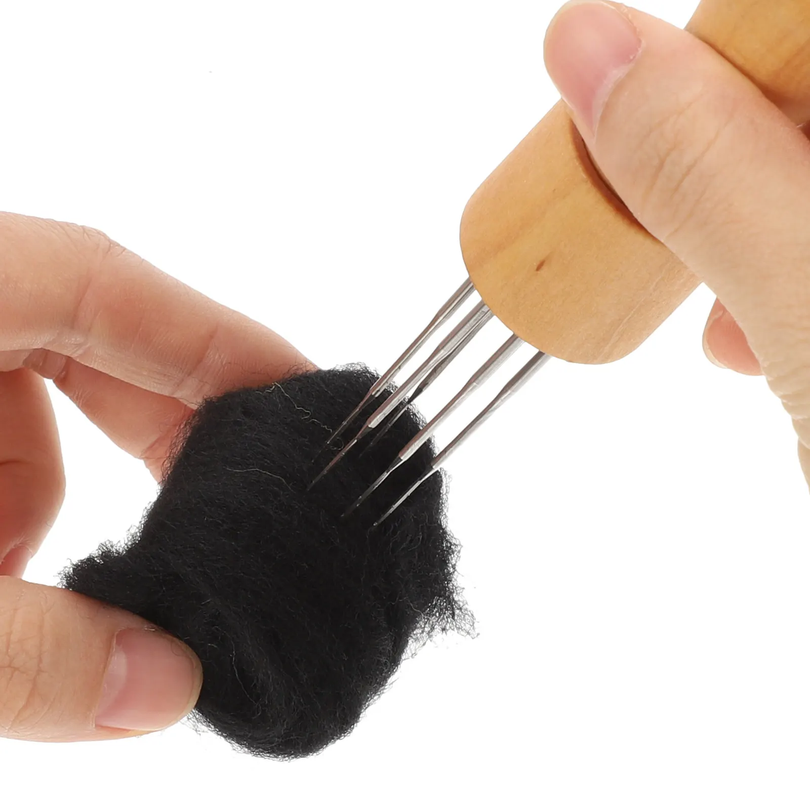 

Набор для рукоделия из шерсти: комплект для валяния иглой, материалы для творчества для детей и взрослых, аксессуары для валяния - в подарок