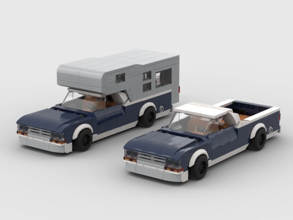 

Building Blocks MOC 542 Parts Car Model For Boys Christmas Gift Camper Van City Speed Champion Toy Bricks
