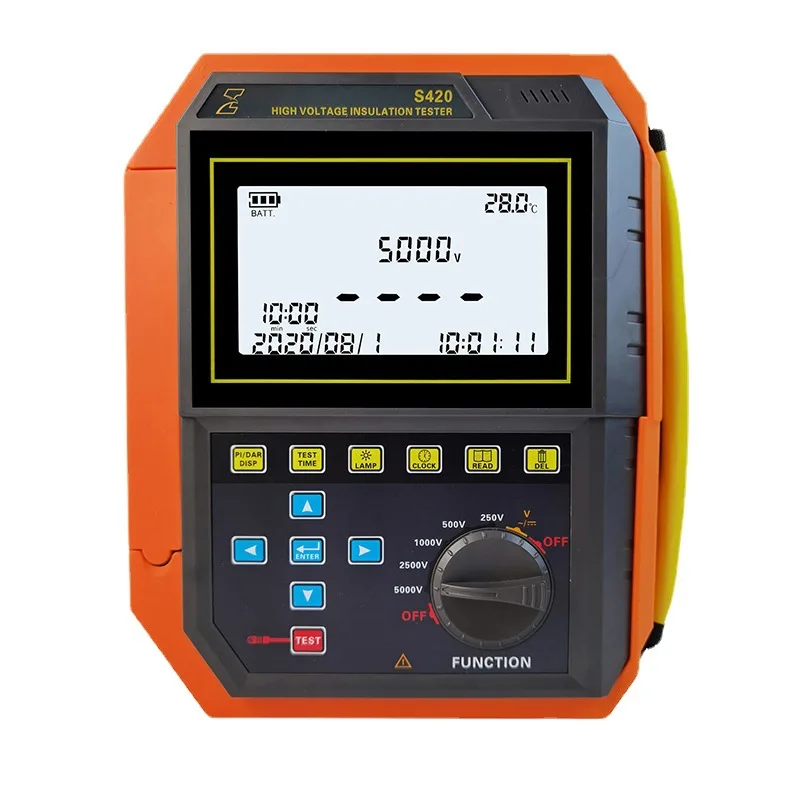 Hot Sale Portable High Precision Digital Insulation Resistance Tester with 250V-2500V Voltage Range CE/ISO9001 Certified