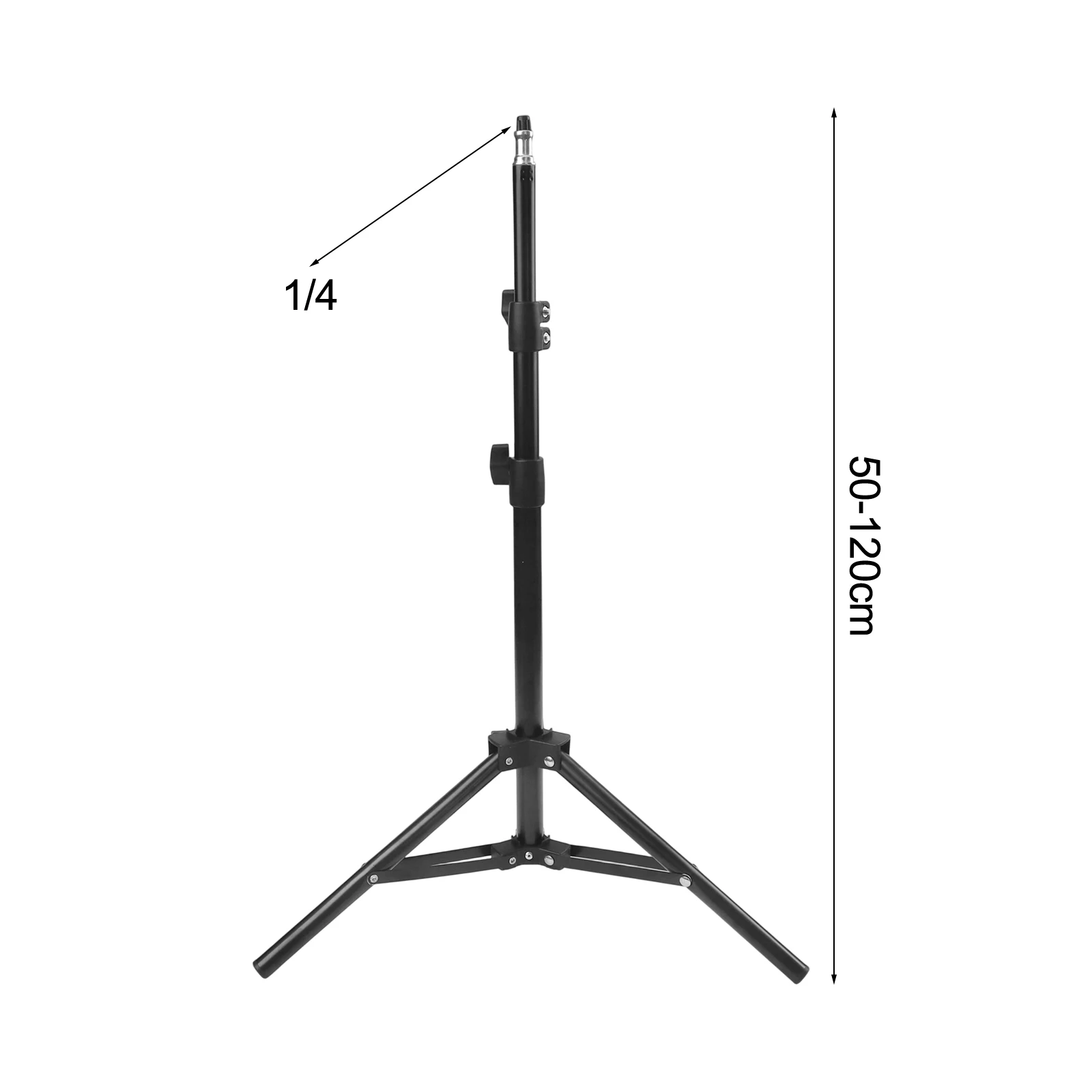 Photograph Scenes Live Broadcast Tripod Stand Bracket 1 4 Screw Aluminum Alloy Anti-folding Fill Light Holders Lighting Mounts