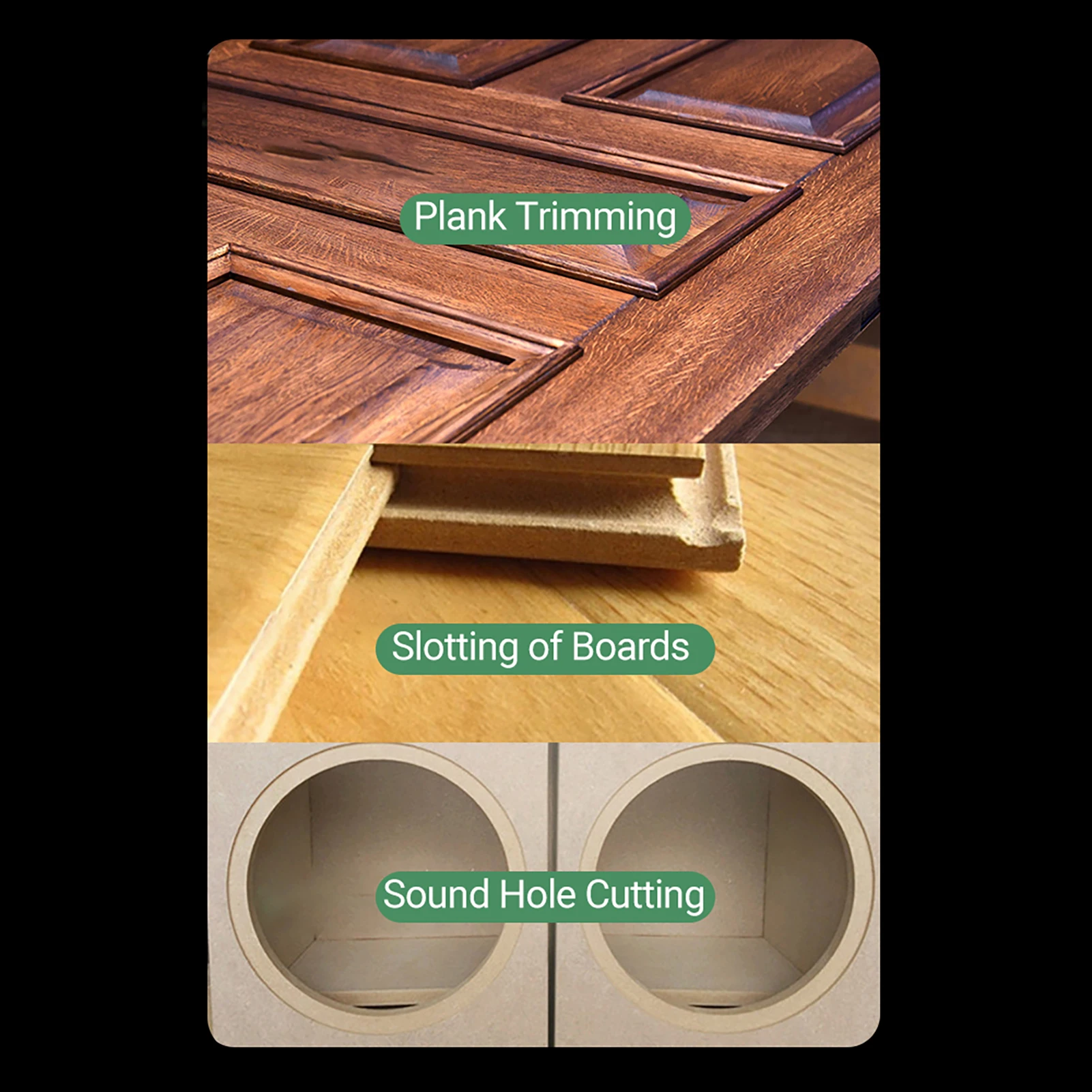 أداة توجيه 800 وات أداة توجيه خشب النخيل المدمجة لأداة قطع يدوية كهربائية لأعمال النجارة مع 15 قطعة 1/4 بوصة لقم توجيه