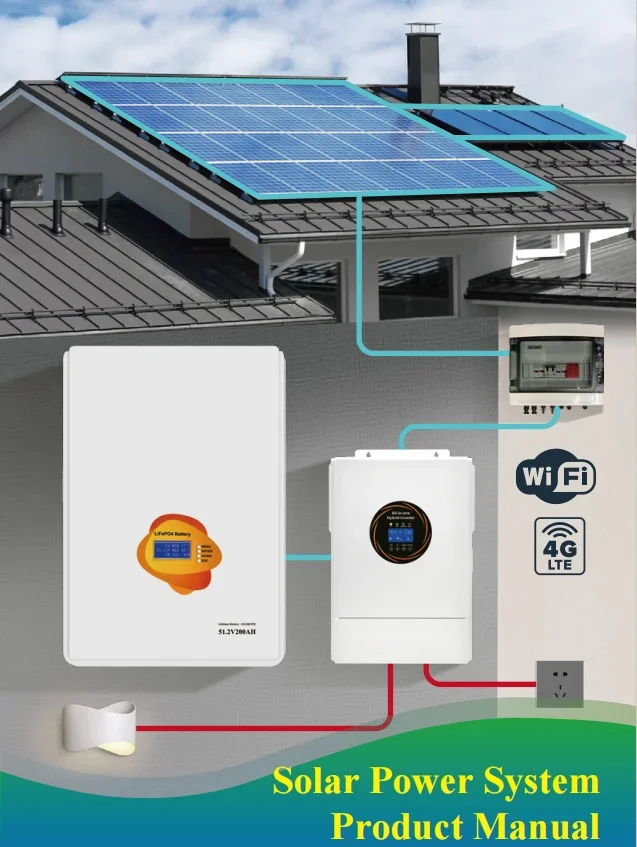 Single-phase 220V 50hz grid-connected inverter with 10kw 15kw 20kw solar power system photovoltaic cable for solar