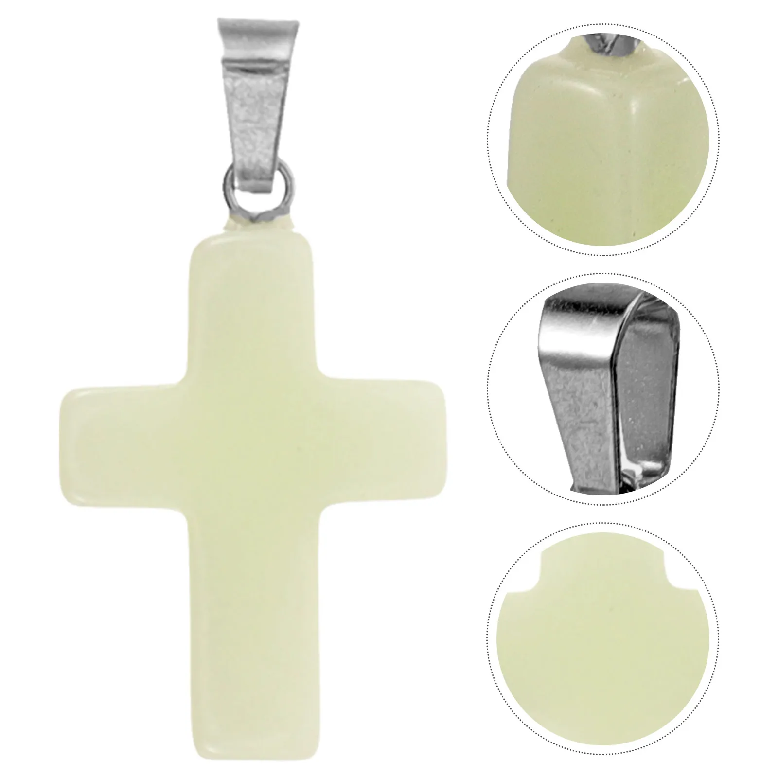 

10pcs Cross Pendants Mini Cross Charms Diy Agate Pendant Natural Agate Metal Bracelet Necklace Decor Travel Party Wear