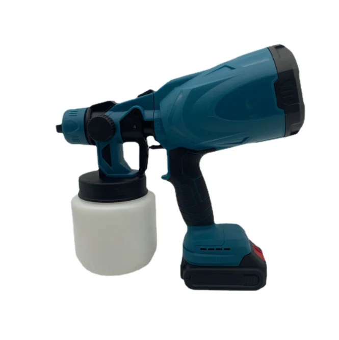 800ML Electric Spray Gun Cordless Paint Sprayer Spraying Coating Air Brush For Makita 18V Battery