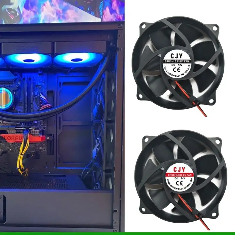 U55C 90mm Cabinet Cooling Fan Low Noise Energy For PC Workstation Gaming Console