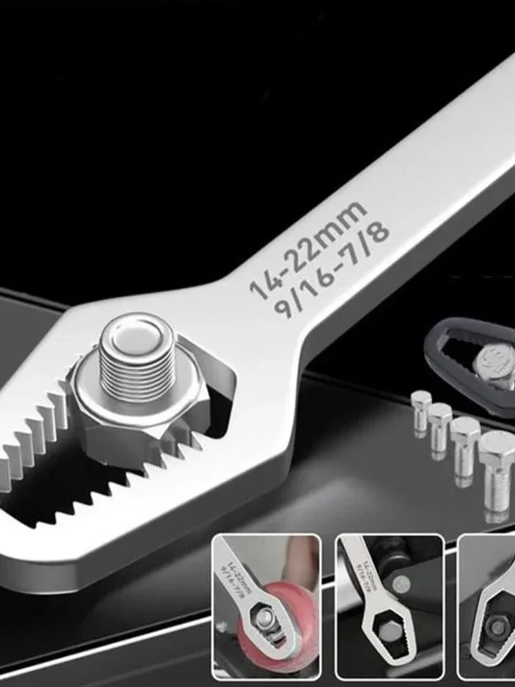 AliExpress NONE 8-22mm Universal Torx Wrench Self-tightening Adjustable Glasses Wrench Board Double-head Torx Spanner Hand Tools for Factory
