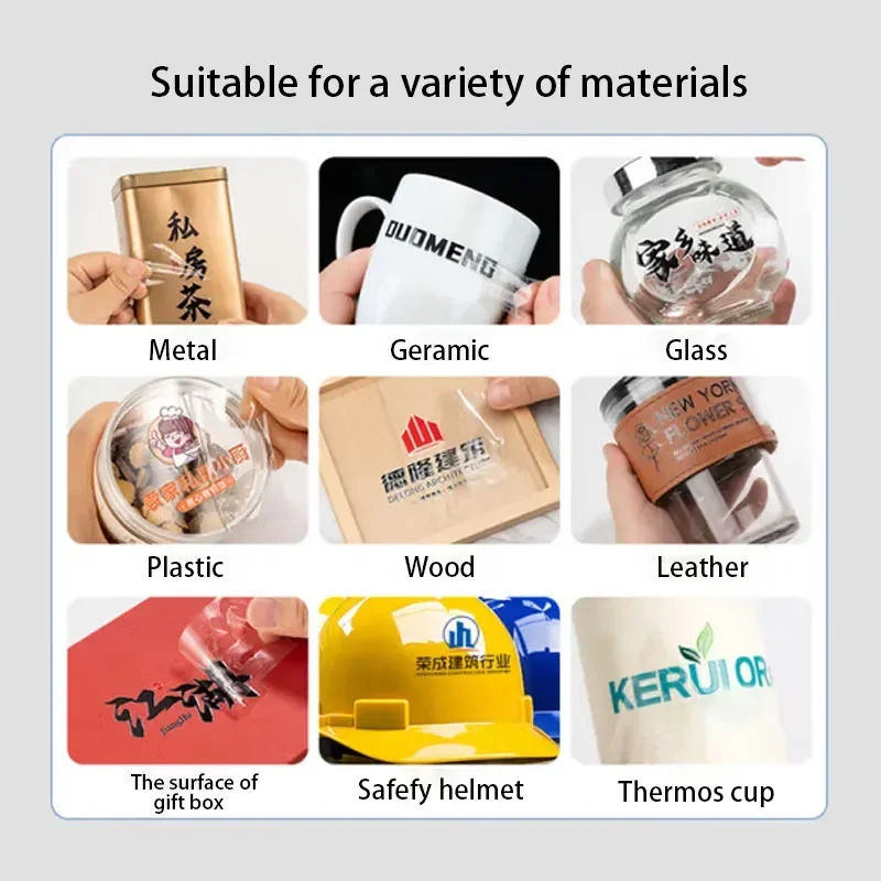 Custom UV Transfer Stickers 100PCs Gold Foil Personalized Name Tags Die Cut Logo Labels for Gift Box Packaging Cup Bottle