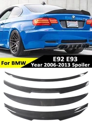 Für bmw 3 series e92 e93 2014-320i 325i glänzend schwarz m3 m4 mp psm style hintere stoßstange koffer flügel heck kit dachs poiler lippe