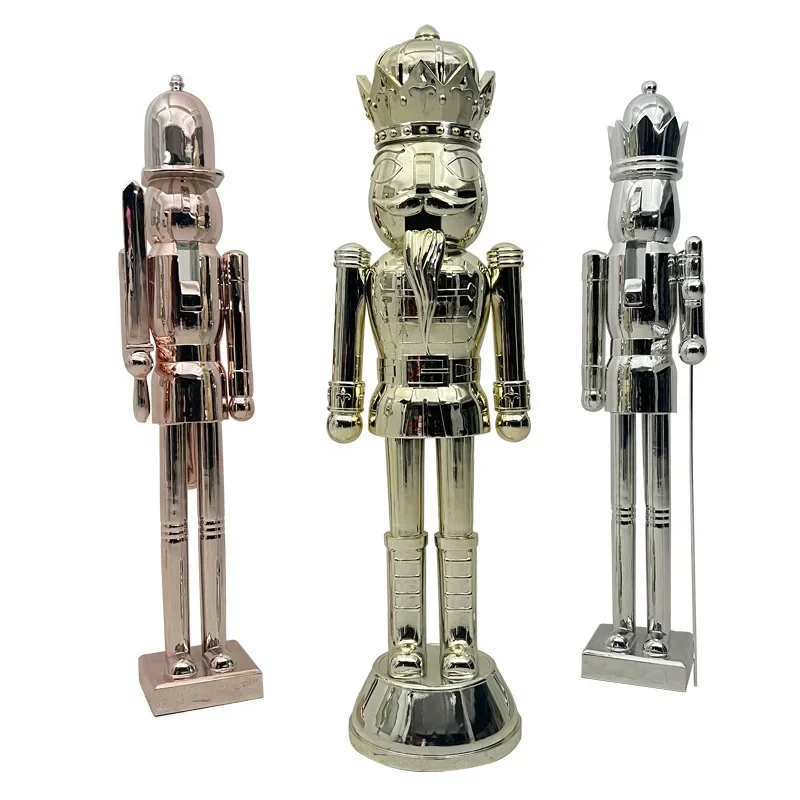 FRP Welcome Nutcracker Soldier Cartoon Character Sculpture