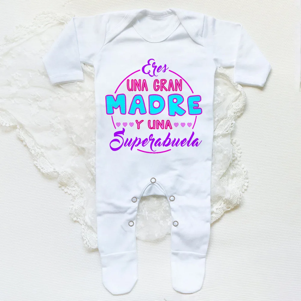 Best Grandparent Babygrow Sleepsuit Infant White Sleepsuit Baby Coming Home Outfit Boys Girls Unisex Sleepsuit Baby Clothes