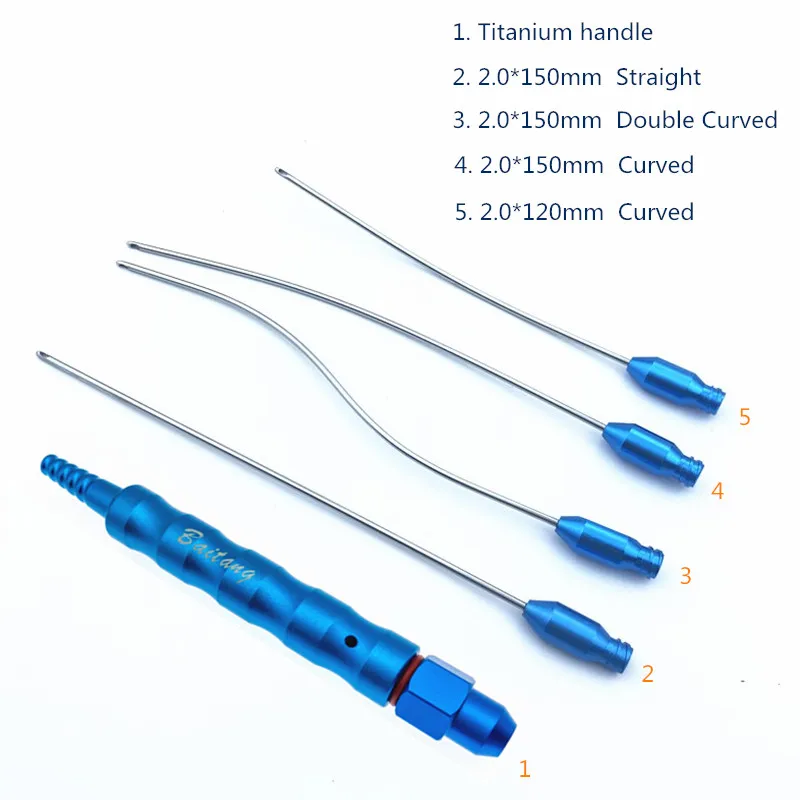 

Liposuction Cannulas Tools Fat Aspiration Needles Water Injector Infiltration Cannulas Liposuction Cannula Set Suction