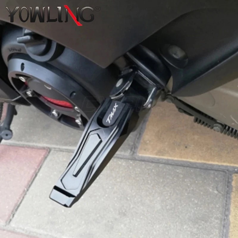 Rear Passenger Foot Peg Footrests Footpeg Pedal Fit For YAMAHA TMAX 530 2012-2019 TMAX 500 2001-2011 Tmax Tech Max TMAX 560 