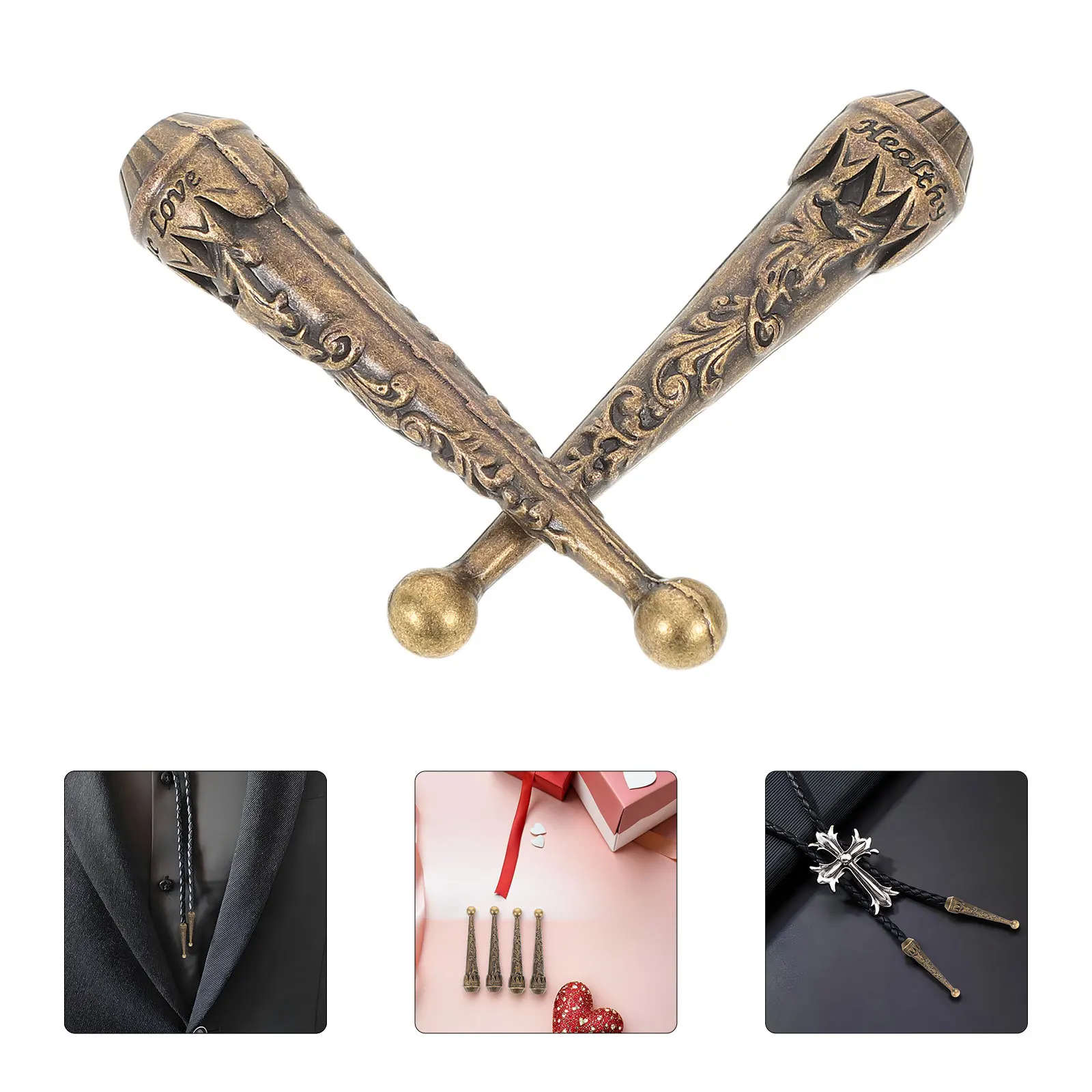 

12 шт., наконечники для галстуков-боло, металлические наконечники для шнура, ожерелье «сделай сам», изготовление ювелирных изделий, западные аксессуары, кепка-боло, пряжка