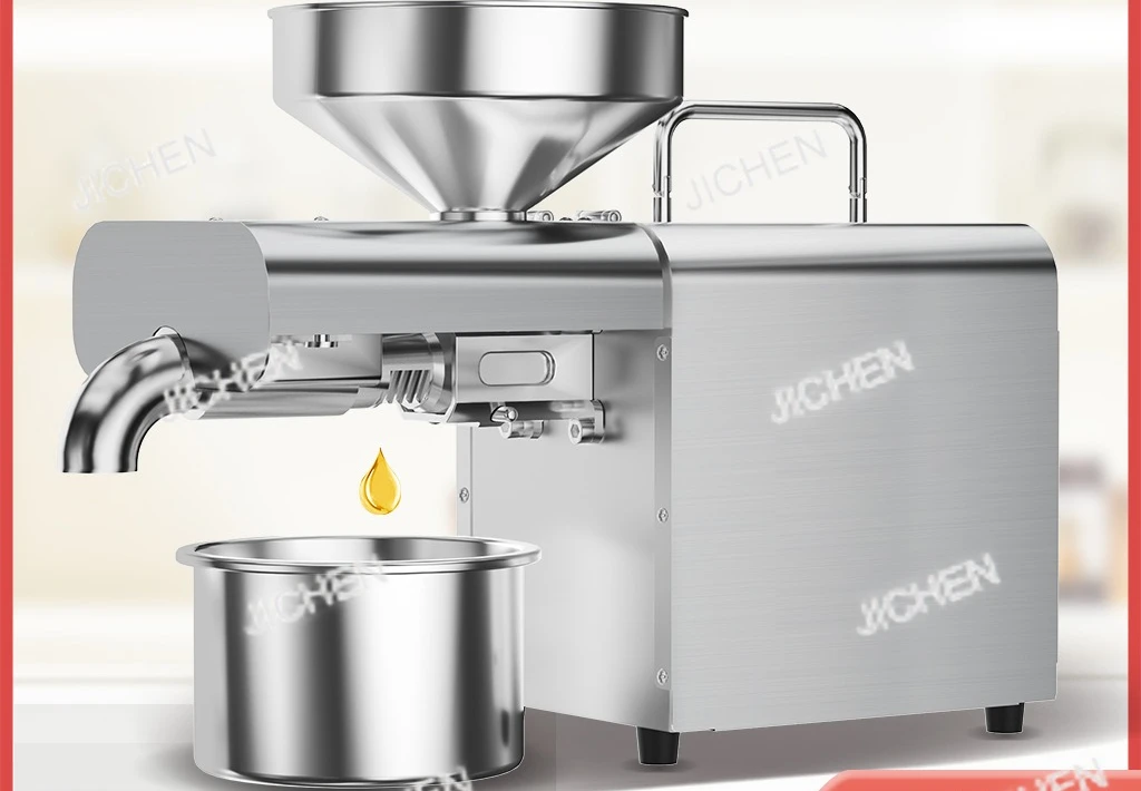 Máquina de prensado de aceite de acero inoxidable X3C, prensa fría y caliente eficiente, más de 20 materias primas, alto rendimiento de aceite 220V/110V
