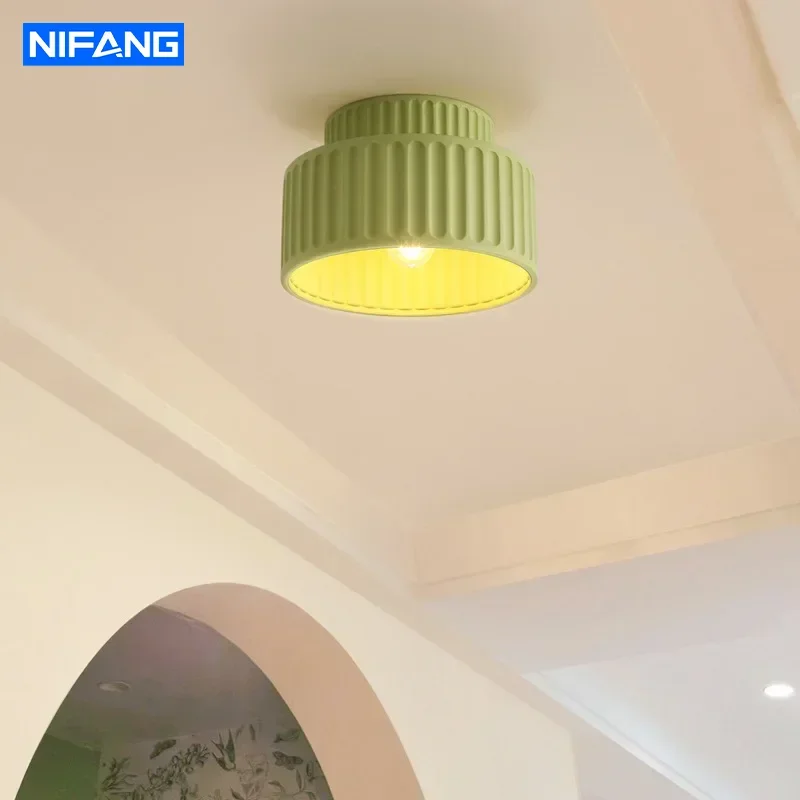 Nordic Harz LED Deckenleuchte Oberflächenmontage Modern Minimalistisch für Schlafzimmer Flur Wohnzimmer Studie Restaurant Beleuchtung