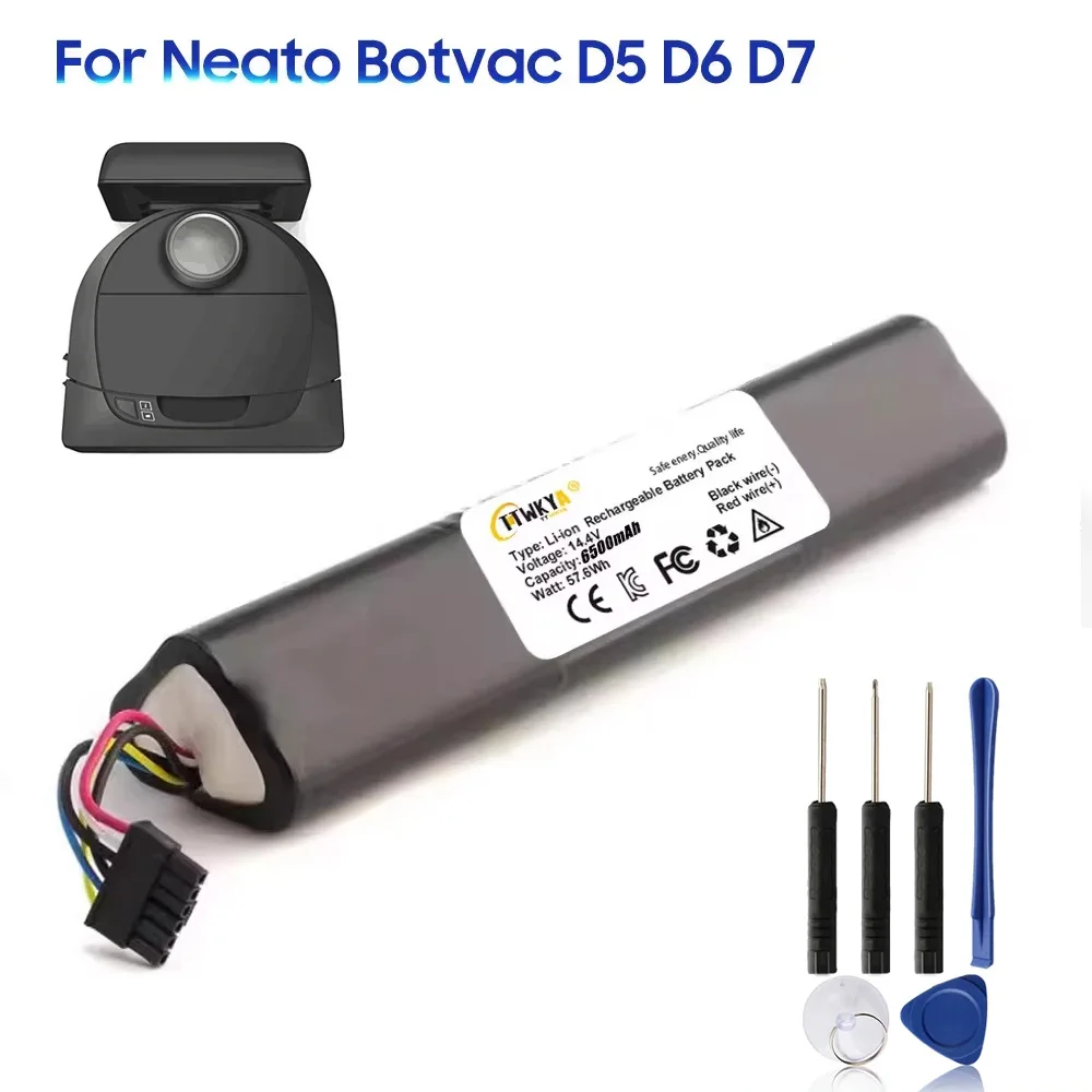 

New Replacement Battery For Neato Botvac D7 D6 D3 D4 D5 205-0011 Sweeping Robot Rechargable Batteries 4200mAh