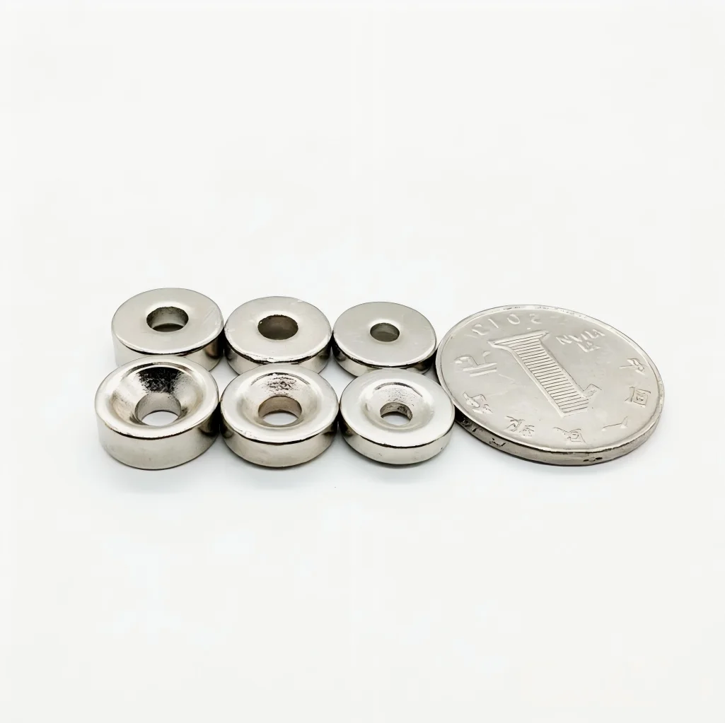 10x3MM Countersunk Neodymium Magnet N35 Round Permanent Magnetic Fasteners With Hole For Furniture Cabinet Door And DIY Projects