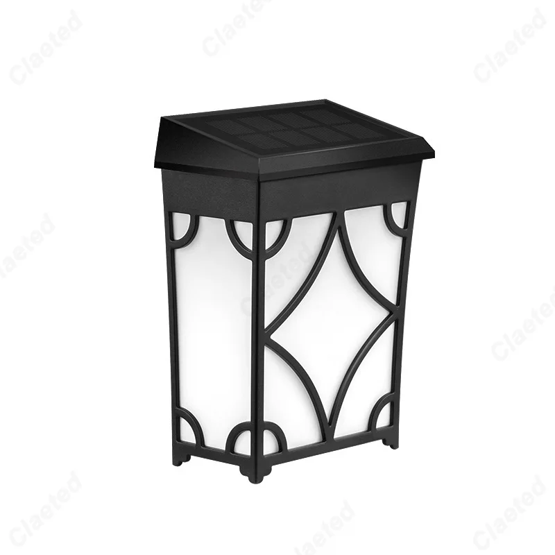 Creative LED Solar Wall Light IP65 Outdoor Waterproof Villa Garden Landscape Fence Retro Decoration Sensing Atmosphere Lighting