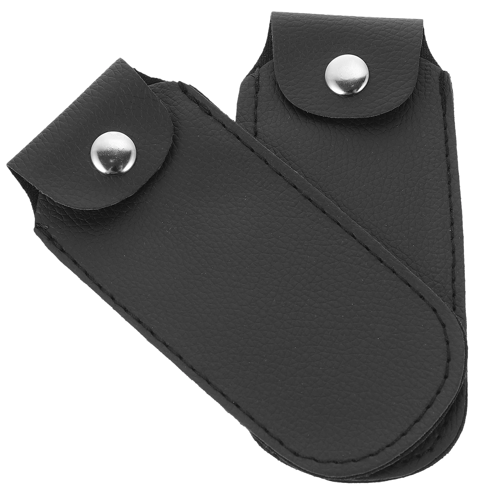 

2Pcs Harmonica Harmonica Bag Imitation Cases Lightweight Portable Storage for Adults Black Musical Gifts