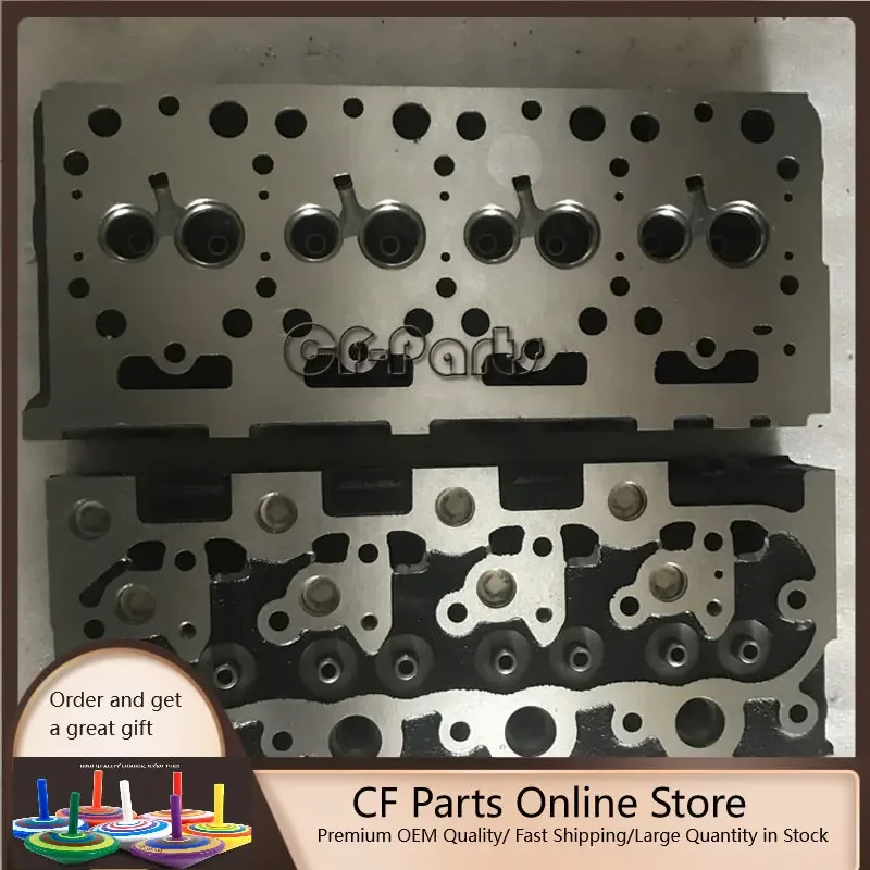 

Free Shipping Complete Cylinder Head Fit For Kubota V1902 Engine With Full Set Valves