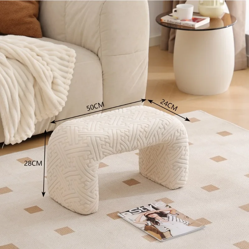 Foot Stool Vanity Adults Nordic Entrance Stool Office Bench Interior Portable Minimalist Small Gaming Home Furniture Accessories