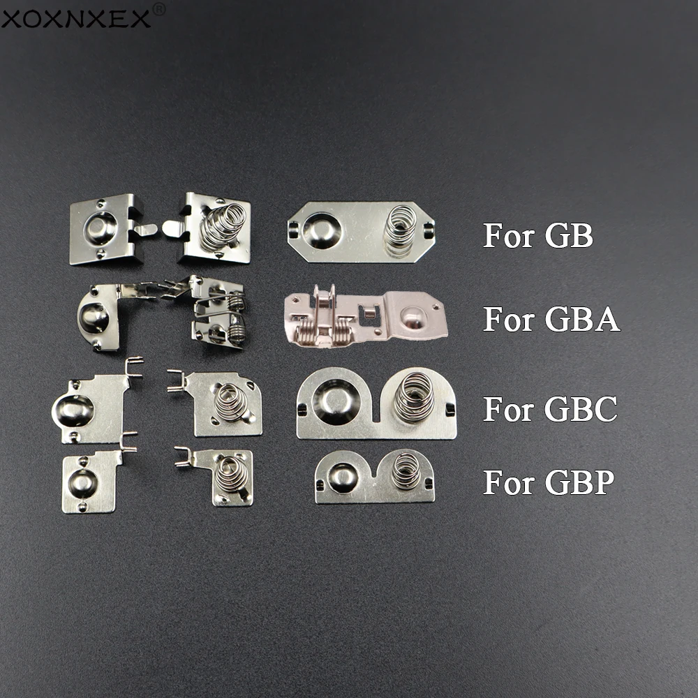 게임보이 어드밴스 컬러 콘솔용 배터리 홀더 스프링 컨택터 1개 (GB GBC GBA GBP 메인보드 및 하우징 배터리용)