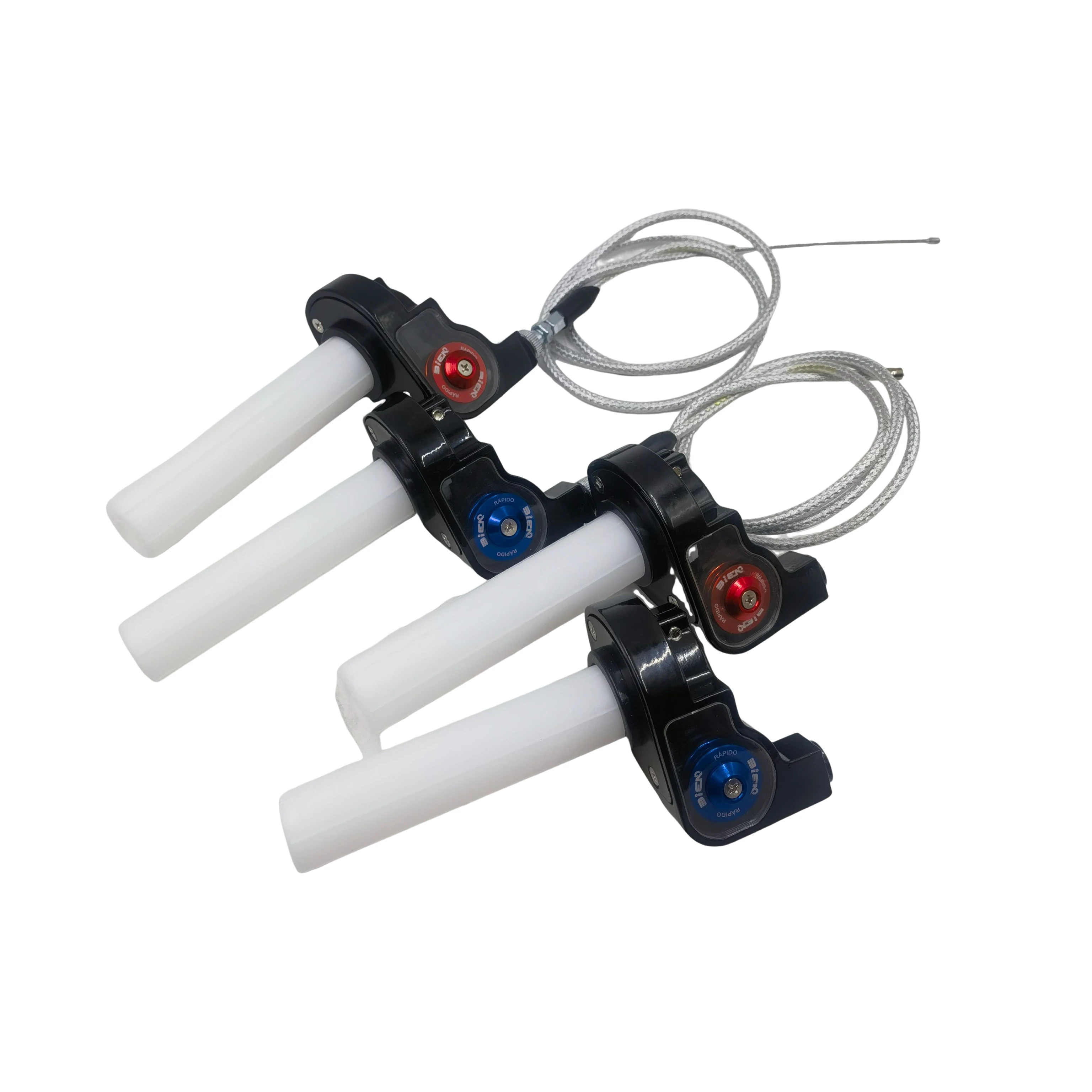 1/4 Turn Twist Throttle Motorcycle Throttle Handle Grips With Throttle Cable For Pit Dirt Bike Motocross ATV Offroad Quad view 6