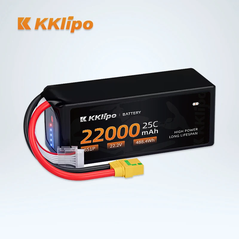 Manufacturing Production High Rate Industrial Agricultural 6S 8S 16000mAh  LIPO  Battery 22000mAh, Batteries