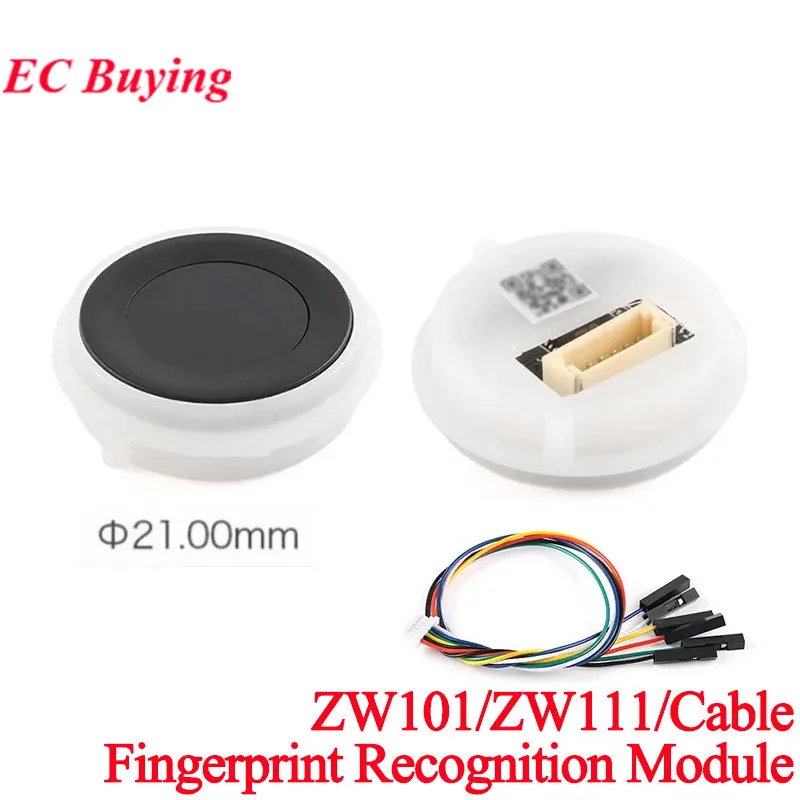 Fingerprint Recognition Module ZW101 ZW111 Integrated Fingerprint Sensor Low Power Finger Detection Capacitive Semiconductor