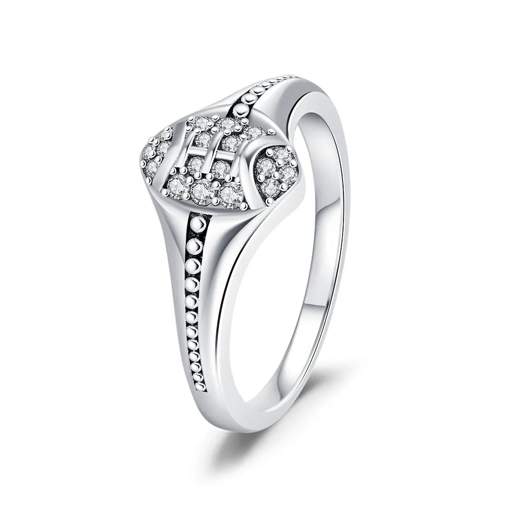 Women's 925 Sterling Silver Irregular Double Pearl Ring