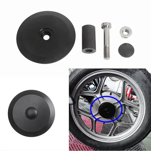 Couvercle de moyeu de jante de roue arrière de moto en aluminium, BMW R80, 73Inboulon Accessrespiration