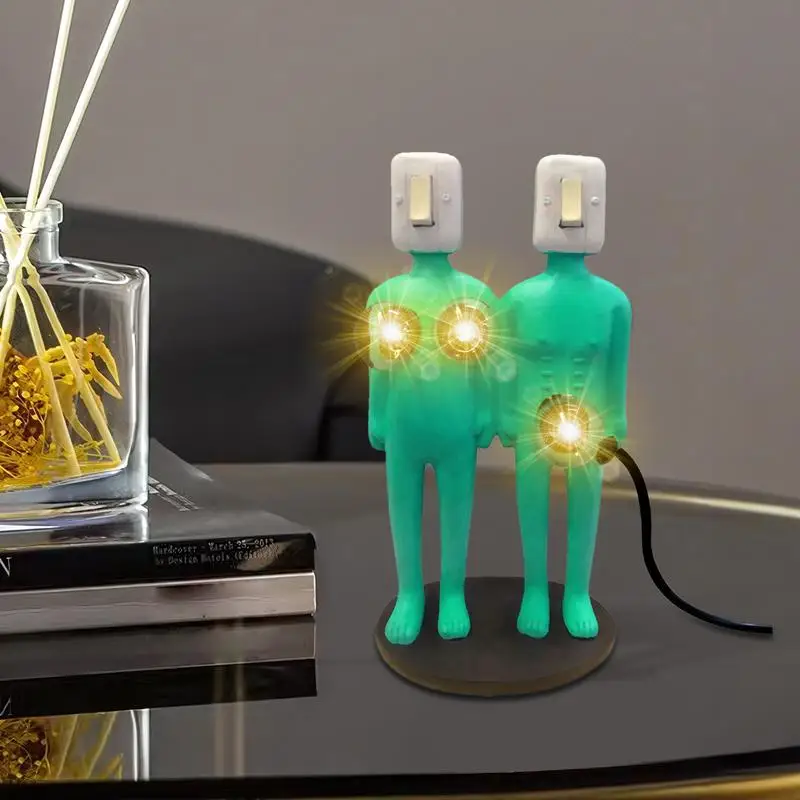 

Decorative Statue Desk Lamp Vivid Interesting Funny Lamps Unique Wear-Resistant Desk Lamp Ambient Night Lights For Anniversary