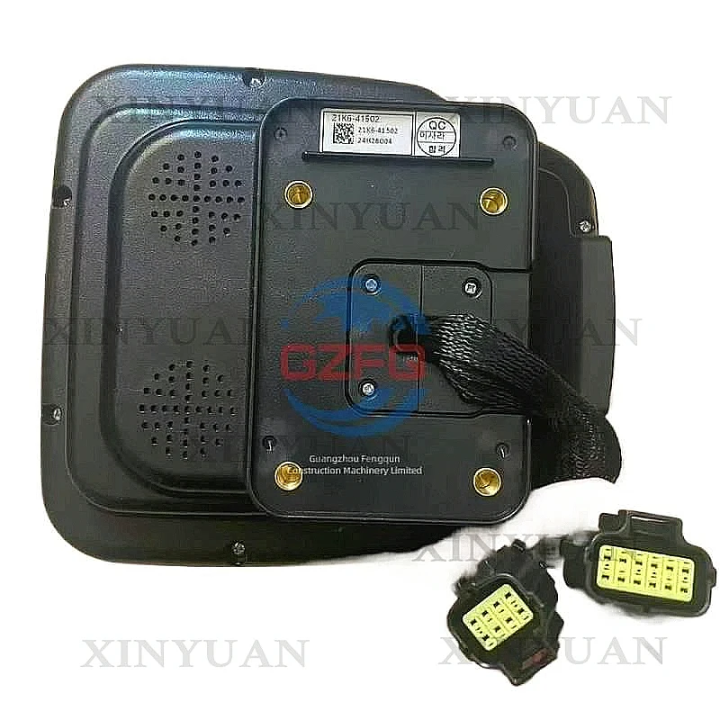 Monitor Assembly, Excavator Instrument Cluster with 21K6-41501 21K6-41502 Part Numbers for HX220L Model
