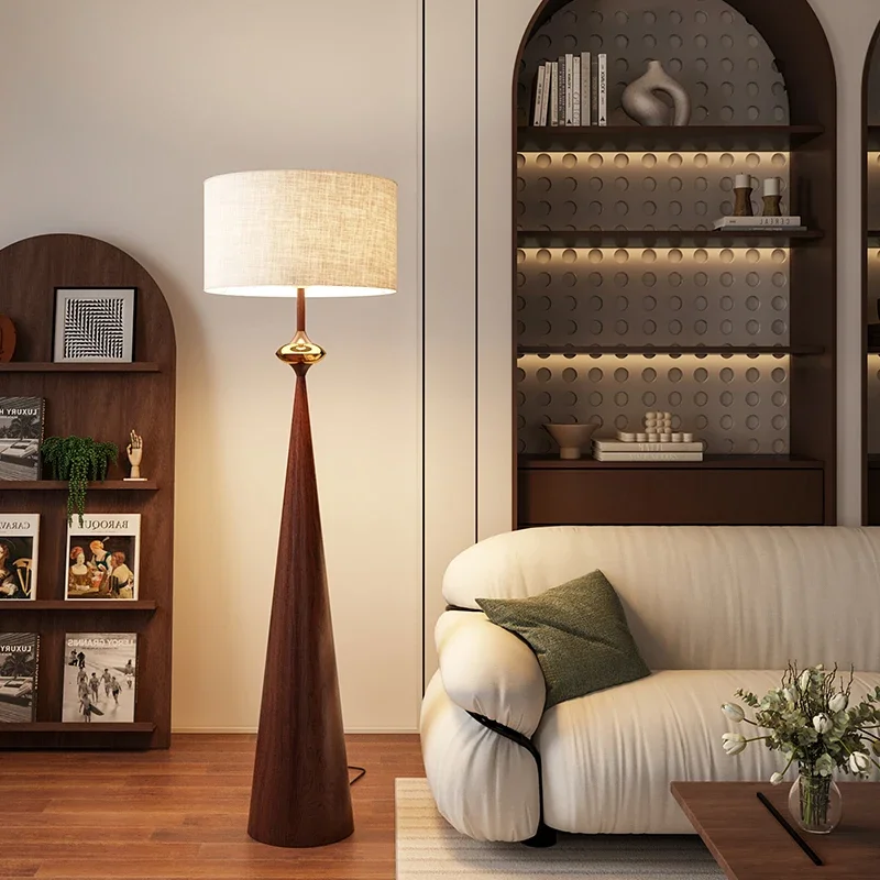 TEMOU Contemporary Floor Lamp Luxury Living Room Bedroom Study Villa Hotel LED Retro Creativity Decorative Standing Light