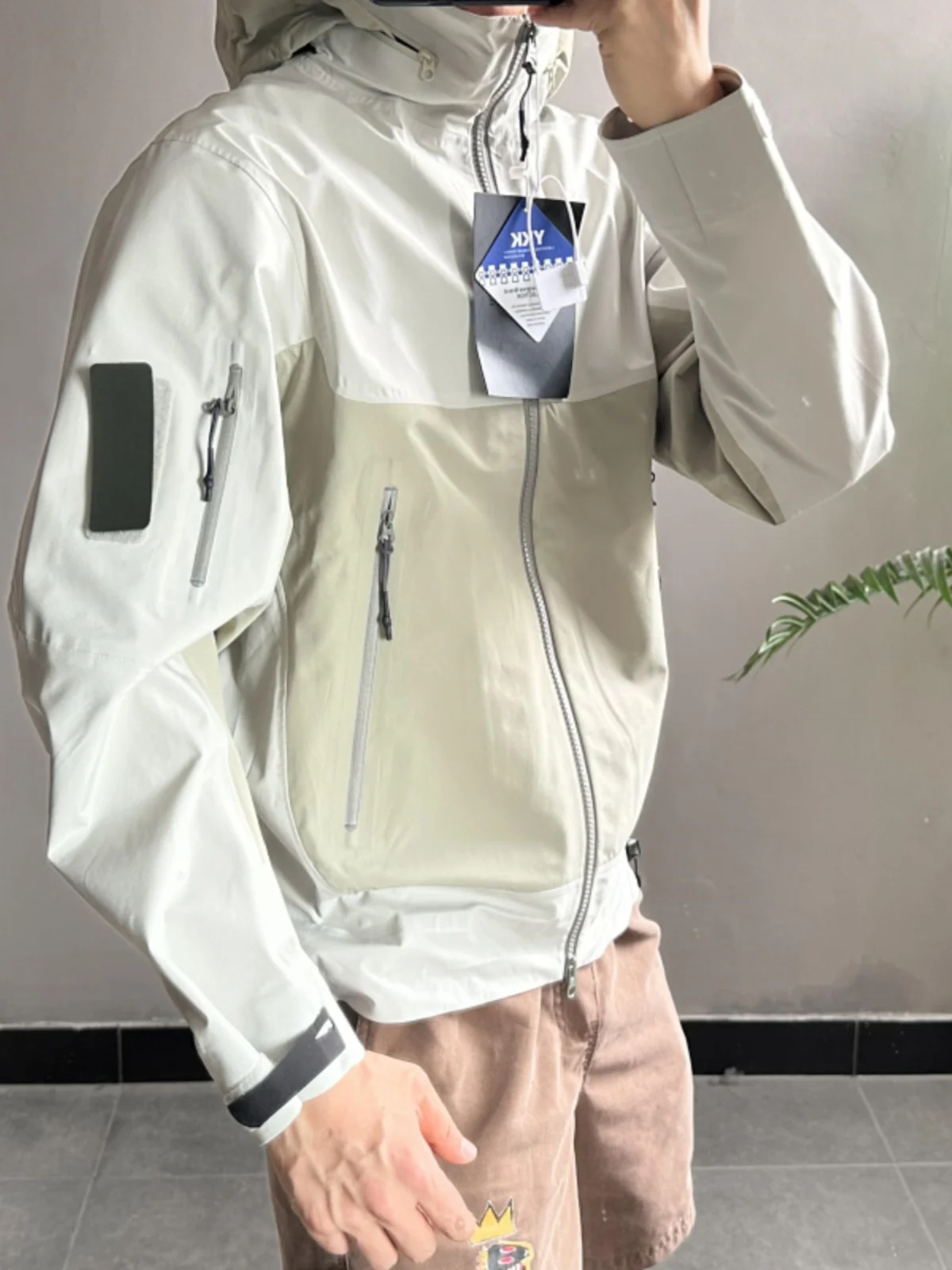 Outdoor Men's Jacket Capsule SA All-Weather High-End Function Heat-sealed Process Autumn Winter down Jacket Hooded Coat