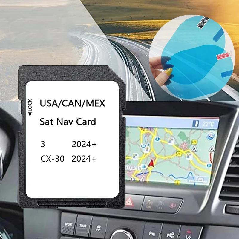 

for Mazda 3 CX-30 Vehicle 2024 SD Card Upgrade Multimedia GPS Software USA / Canada / Mexico maps 16GB Free Shipping